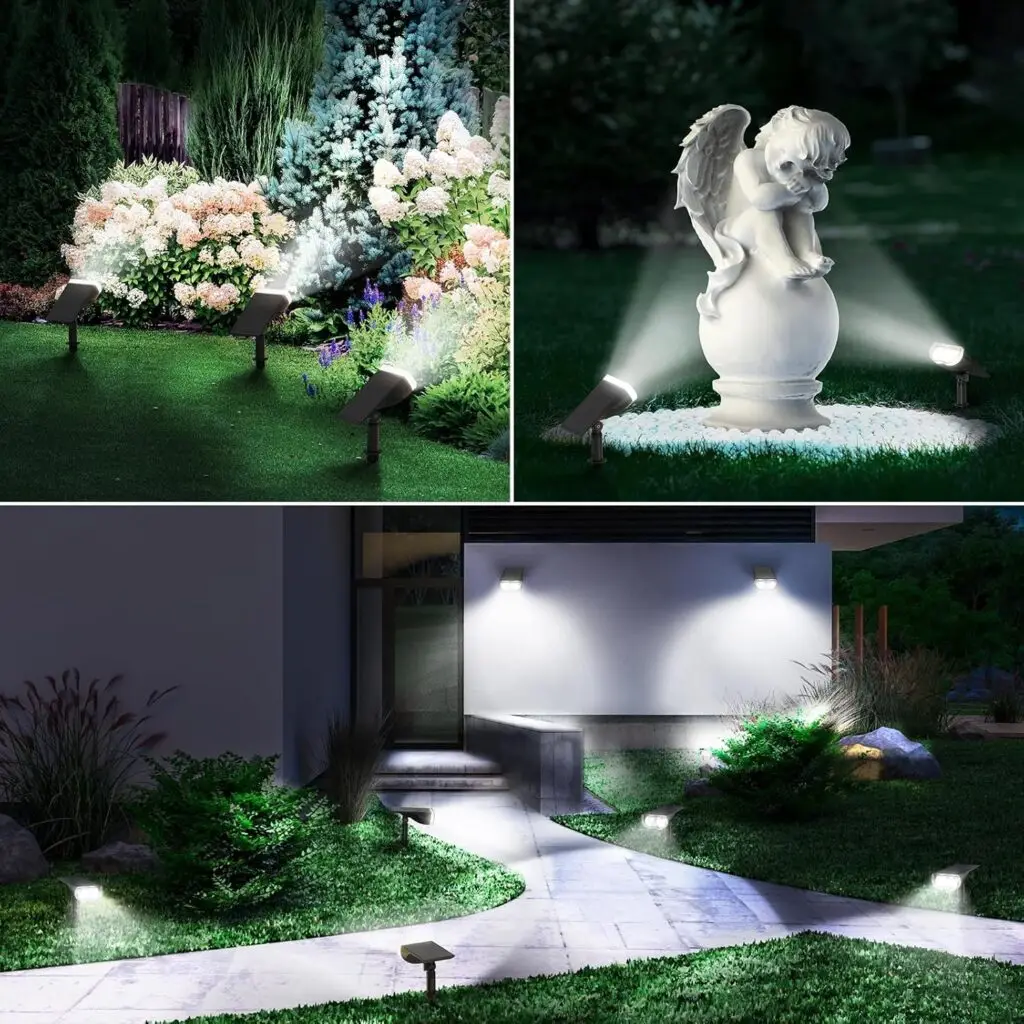StarRay, spot light Solar Garden Spot Lights, IP67 Waterproof Outdoor Lighting, Dusk-to-Dawn Solar Lights, 6500K Daylight Solar Spotlights, Linkind Solar Spot Lights Review, Best Solar Lights for Landscaping, Weatherproof Garden Lighting