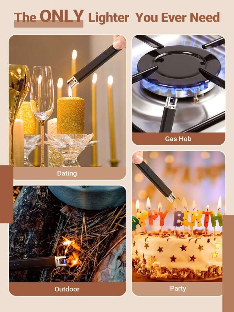 Look no further than the Electric Plasma Flameless Rechargeable Lighter – the ingenious gadget quietly revolutionizing how we light candles, fires, and more. It’s not just a lighter; it’s a cool, practical, and universally appreciated gift for women, men, moms, dads, and adults of all kinds.